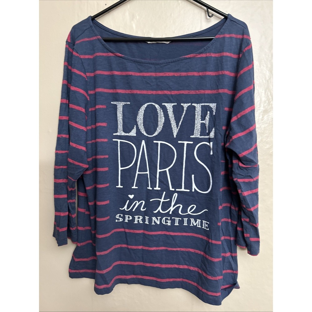 Old Navy XXL Love Pair In Springtime Navy Top